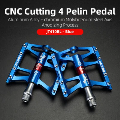 RockBros MTB Road Bike Pedals Advanved 3 Bearing Pedals Platform 9/16" - Image 1 of 4