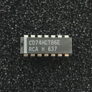 (PKG of 10) CD74HCT86E Quad 2-Input XOR Gate, PDIP-14, RCA - Picture 1 of 2