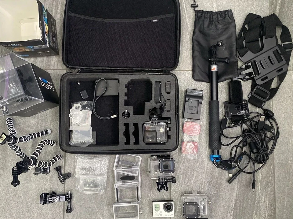 GoPro Hero3+ Black Edition Camcorder - Silber/Schwarz - Bild 1 von 4