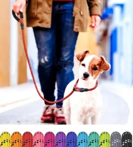 Dog Training Leads Durable Strong No Pull Dog Leads Nylon Figure 8 Rope Leads,UK - Picture 1 of 12
