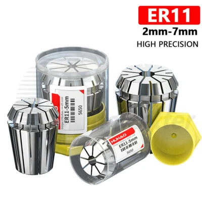 Spring Collets ER11 2-7mm Workholding for CNC, Milling Machine, Lathe, Drilling - Image 1 of 4