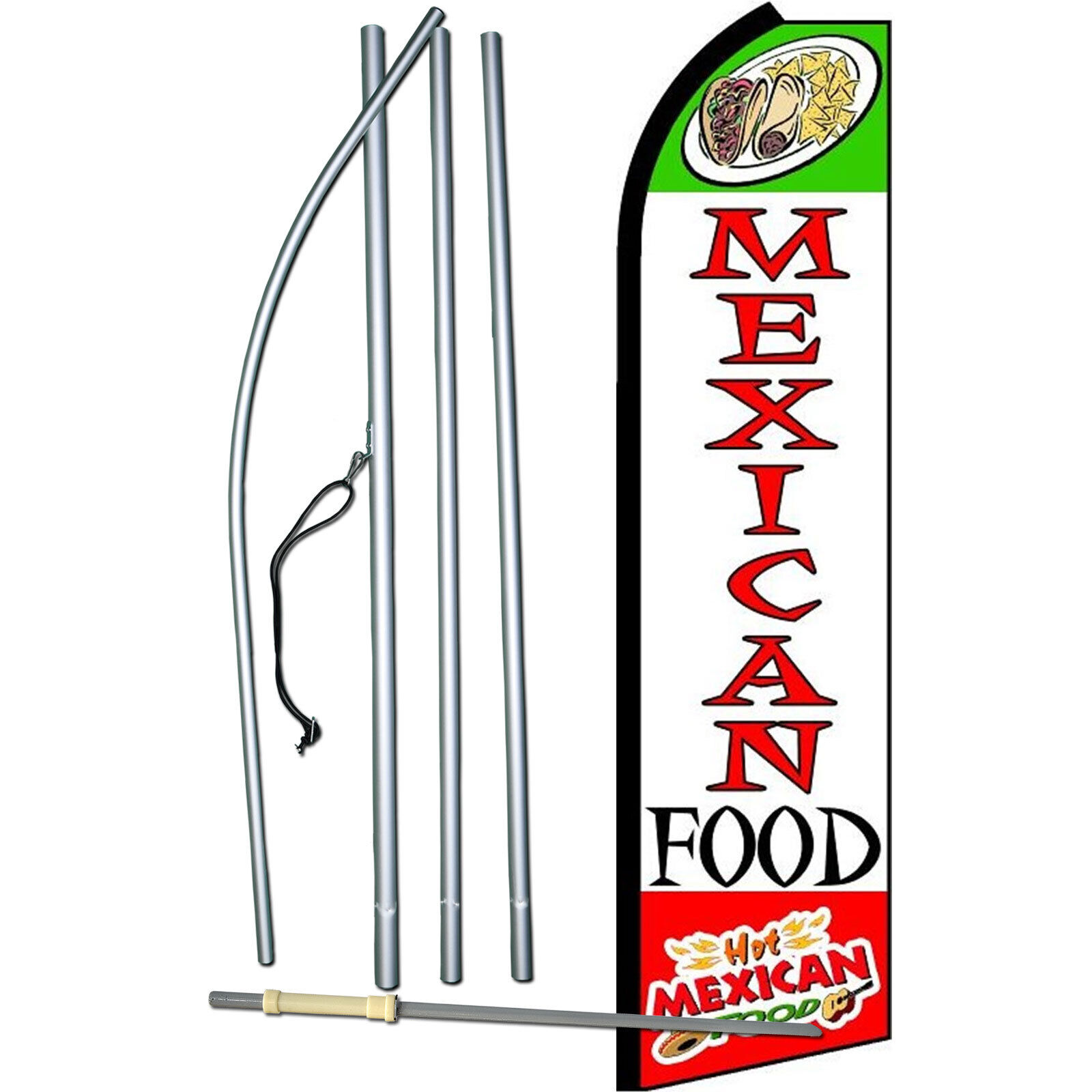 Mexican Food Complete Swooper Flag Bundle