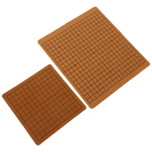 Set 2 Pezzi Gioco Go Dama Scacchiera Doppio Lato per Bambini - Foto 1 di 12