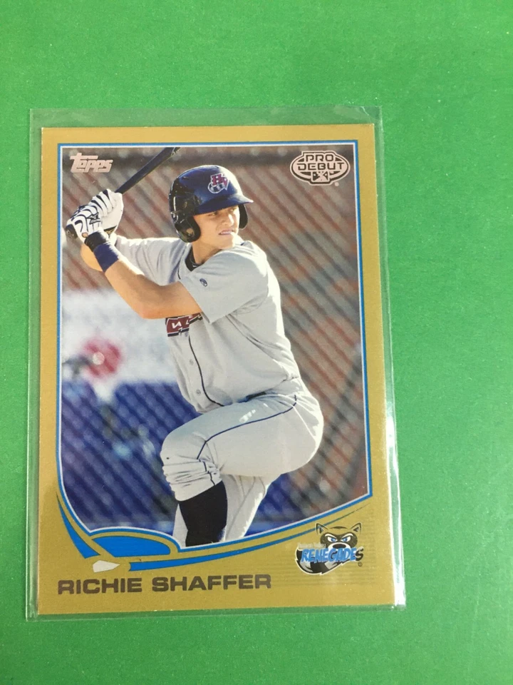 F151,708  2013 Topps Pro Debut Gold #34 Richie Shaffer/50 - Image 1 of 1