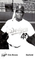 1995 Great Falls Dodgers Team Issue #39 Eric Brown Lafayette Louisiana LA Card