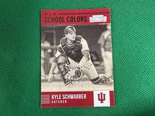 2015 Panini Contenders Old School Colors #29 Kyle Schwarber Indiana University