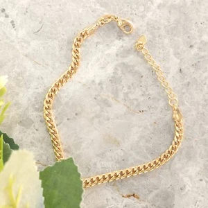 Cuban Miami Armbänder vergoldet Pulsera Herrenarmband Geschenk für Männer - 4 mm - Bild 1 von 6