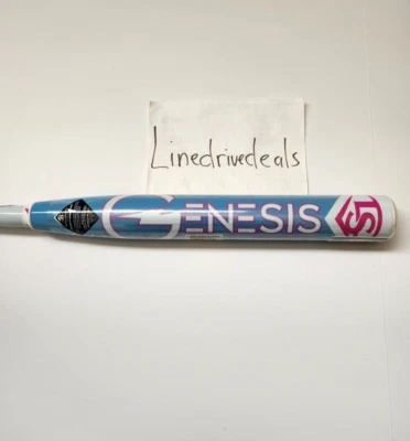 NUEVO 2024 Louisville Slugger 26.5oz Genesis Bubble Gum 2 Piezas USSSA Bate de Softbol Foto 1 de 4