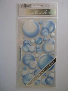 Stickopotamus/Sticko BURBUJAS DE VITELA Carpeta Hoja Álbum de recortes Pegatinas - Imagen 1 de 4