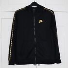 Nike Sportswear Repeat Hoodie Track Jacket Size Large Boys Black Used Full Zip