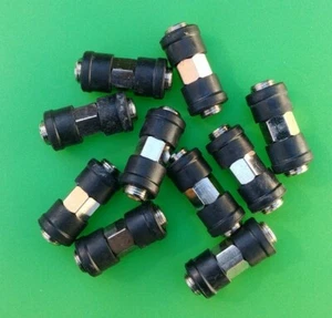 (10 PCS) F81 Coax Barrel RG6 Splice Connector Weather Seal DTVF81O-05 3GHz - Picture 1 of 2