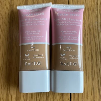 PICK SHADE/PACK OF 2 Covergirl Clean Fresh Nourishing Skin Milk Foundation - Image 1 of 4