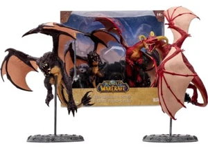 World of Warcraft Red Highland Drake and Black Proto-Drake 2-Pack New Sealed - Picture 1 of 11