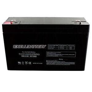6 Volt Kids Ride Battery for 6V Kids Ride on Cars Motorcycles Electrical Vehicle