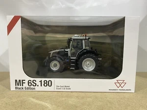 Universal Hobbies Massey Ferguson 6S.180 Black Tractor 1:32 Scale Diecast-UH6611 - Picture 1 of 6