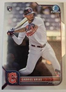 ERROR 1/1 2022 BOWMAN CHROME GABRIEL ARIAS, KRIS BRYANT BACK  - Picture 1 of 2