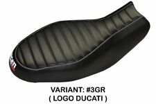Produktbild - Ducati Scrambler Tappezzeria Italia Grau Sitzbezug Anti Rutsch Entwurf