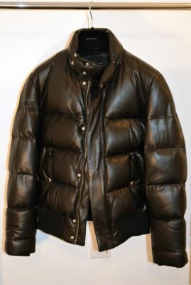 GIVENCHY Down-filled Black Leather Bomber Jacket. 2014. US: 38, EUR: 48. NWT. - Image 1 of 4