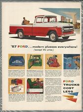 1957 FORD F-100 PICKUP advertisement, F100 pick-up truck 