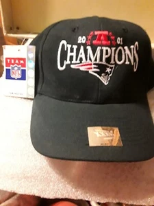 Vintage New England Patriots 2001 AFC Champions Mütze NEU - Bild 1 von 5
