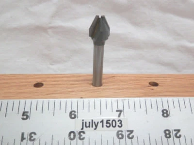 (1) NUEVO MLCS 1/2" D 30° Ranura Bisel Perfil Punta Carburo Broca 1/4" Vástago n2 Foto 1 de 4