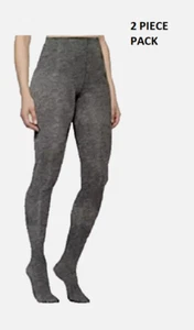YUMMIE BY HEATHER THOMSON 2 PACK OPAQUE TIGHTS ( GRAY, L ) NWOT - Picture 1 of 1