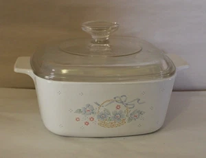 Corning Ware 1.5 Liter A-1 1/2-B Country Cornflower W/ Pyrex A-70 Lid - Picture 1 of 6