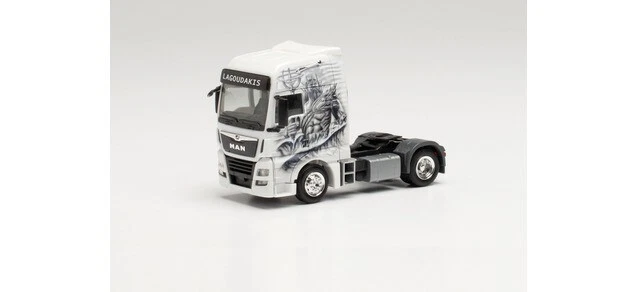 Herpa 314480 - 1/87 Man Tgx XXL Tractor, Lagoudakis2/Poseidon, God Of Sea - Image 1 of 1
