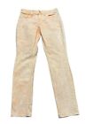 Universal Thread Womens Orange Skinny Fit Medium Wash Jeans Sze 4/27r