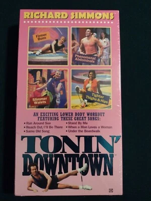 Richard Simmons: Tonin’ Downtown (VHS, 1996) sealed - Image 1 of 3