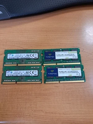 Samsung 4GB  and Timetec 8GB DDR3L - Image 1 of 4