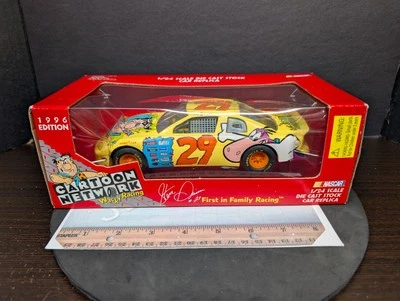 1/24 #29 STEVE GRISSON CARTOON NETWORK FLINTSTONES 1996 RACING CHAMPIONS PROMO - Image 1 of 4