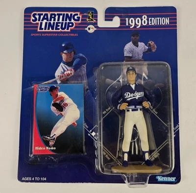 Figura de video de béisbol Nomo de los Dodgers de Los Ángeles 1998 de la MLB alineación inicial Foto 1 de 2