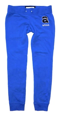 复古 Y2K Abercrombie & Fitch XS/S 儿童 XL 休闲运动裤 ~ 拼出标志 ~ Jogger — 第 1/4 张图片