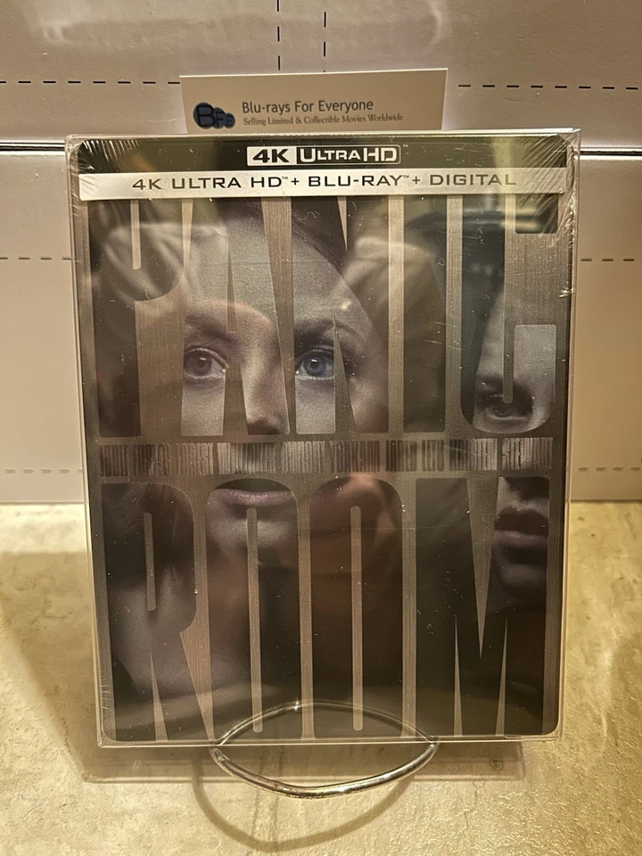 New & Sealed Panic Room 4K SteelBook UHD Blu-ray [2002] No Dent - Ships Next Day - Image 1 of 4