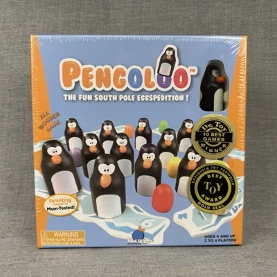 Pengoloo Award-Winning Wooden Skill Building Memory Color Blue Orange Games NEW - Image 1 of 4