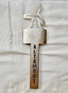 “ALTAMONT BEER WORKS” STAINLESS STEEL BEER TAP HANDLE - LIVERMORE CA - Picture 1 of 2