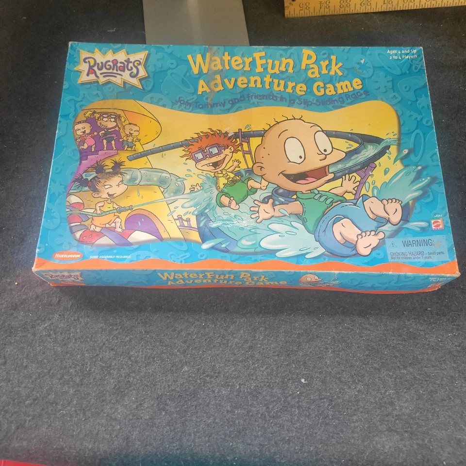 Nickelodeons The Rugrats Water Fun Park Adventure Game COMPLETE IN BOX - Image 1 of 4