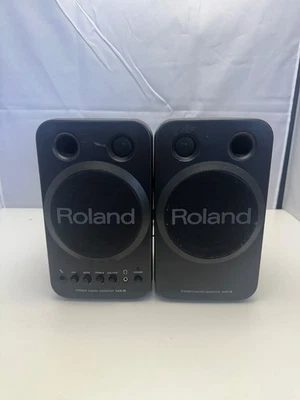 Roland PR-Model MA-8 Stereo Micro Studio Monitors Speakers  - TESTED! - Image 1 of 4
