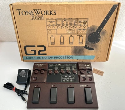KORG ToneWorks G2 Effektpedal für Akustikgitarre Prozessor gebraucht getestet... - Bild 1 von 4