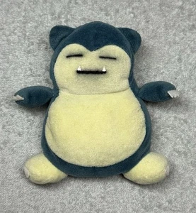 Vintage 1998 Pokémon Snorlax Beanie Plush Toy #143 Hasbro Nintendo 5” inch - Picture 1 of 8