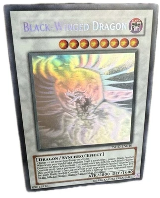 Yugioh Trading Card: Black-Winged Dragon TSHD-EN040 Ghost Rare Unlimited NM - Image 1 of 4
