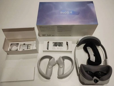 PICO4 128GB All-in-One VR Headset Glasses White Near Mint - Fast!! - Image 1 of 3