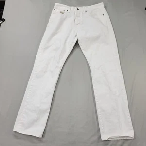 Lucky Brand Herren 33x31 121 Heritage Slim Jeans Weiß Denim Freizeithose Modern - Bild 1 von 15