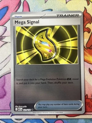 Mega Signal 121/132 Uncommon Reverse Holo - Pokémon TCG Mega Evolution - NM - Image 1 of 2