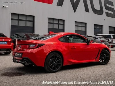 Remus Edelstahl Duplex Sportauspuff für Toyota GR86 je 127mm unten abgeschrägt - Bild 1 von 4
