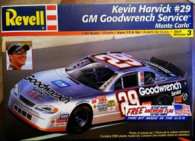 Kit modelo Revell Kevin Harvick #29 2002 1:24 sellado Chevrolet Goodwrench habilidad 3 Foto 1 de 4