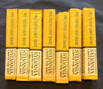 Lot of 7 Sylvania T6 1/2A light bulbs double contact baynot base - Image 1 of 4