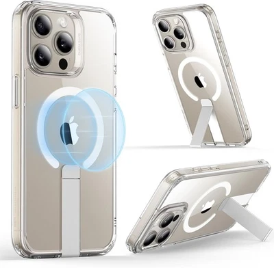 ESR Case for iPhone 15 Pro Max with Kickstand & MagSafe Boost Series Clear - Image 1 of 4