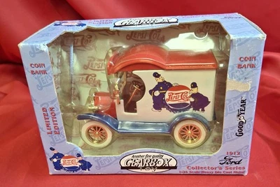 1996 GEARBOX TOY (PEPSI-COLA) 1912 FORD DELIVERY TRUCK DIECAST MONEY BOX 1:24 - Image 1 of 4